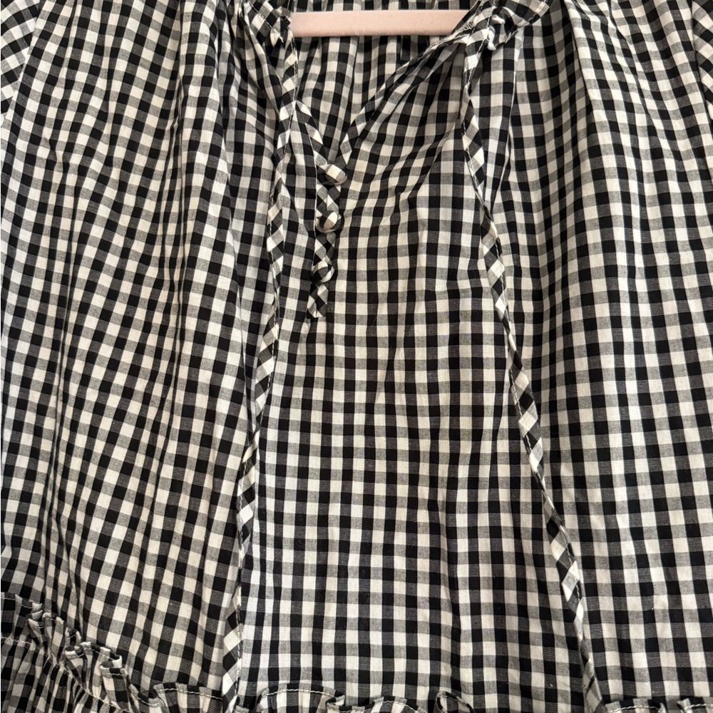 Wyatt Wylde Gingham Checkered Tiered Dress - Picture 4 of 5